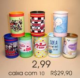 cofrinho colorido personalizado