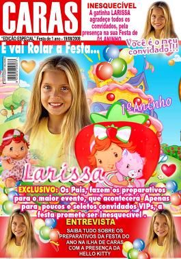 Convite Estilo Revista Veja