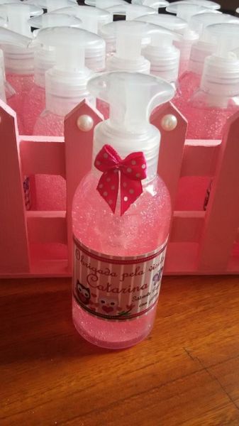 Sabonete líquido com glitter