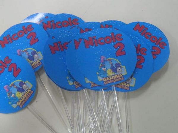 Toppers ou Hastes para Brigadeiro ou Cupcake