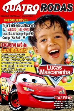 Convite Estilo Revista Quatro Rodas